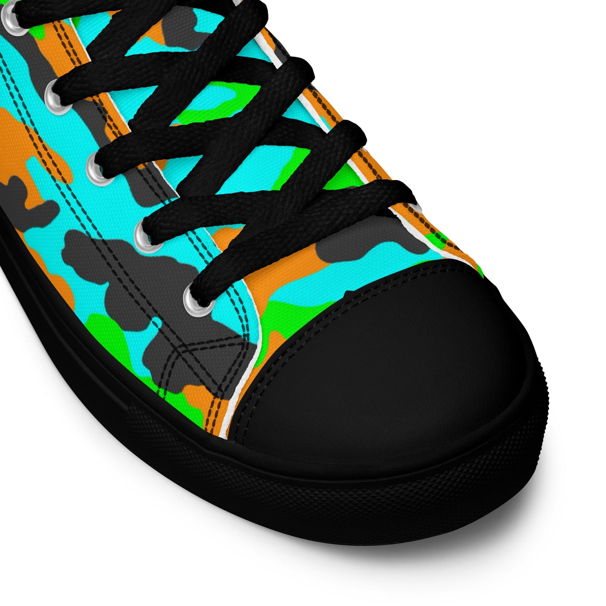 Irish DPM Intrepid CAMO Mens High-Top Canvas Shoes