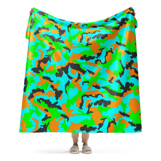 Irish DPM Intrepid CAMO Sherpa blanket - 60″×80″ - Blankets