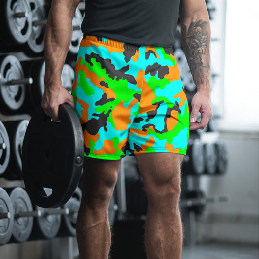 Irish DPM Intrepid CAMO Unisex Athletic Long Shorts - 2XS