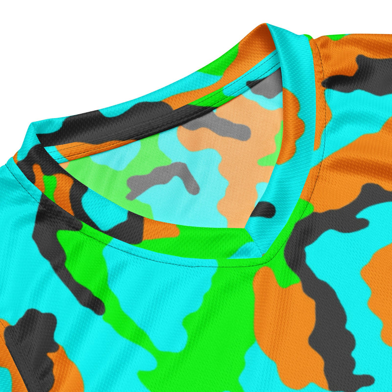 DPM Neon Tropic CAMO Unisex Basketball Jersey