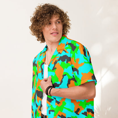 Irish DPM Intrepid CAMO Unisex button shirt - Button Shirts