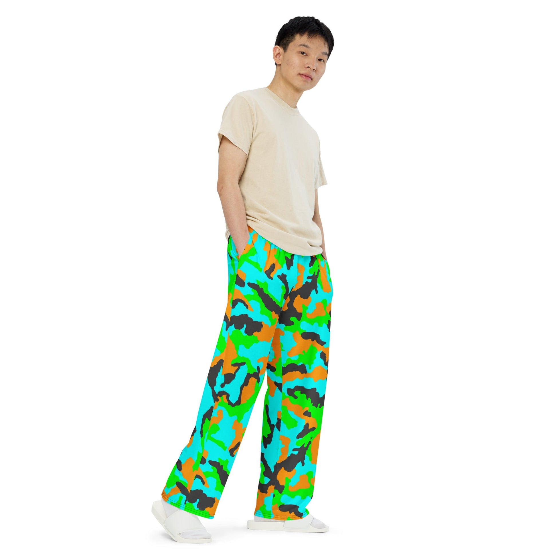 Irish DPM Intrepid CAMO Unisex Wide-Leg Leisure Pants
