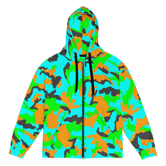Irish DPM Intrepid CAMO Unisex zip hoodie - 2XS - Zip Hoodies