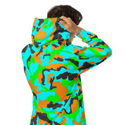 DPM Neon Tropic CAMO Unisex Zip Hoodie