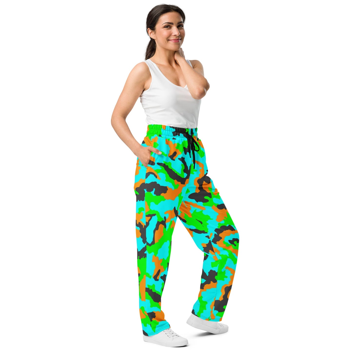 Irish DPM Intrepid CAMO Wide-leg joggers - Joggers