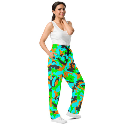 Irish DPM Intrepid CAMO Wide-leg joggers - Joggers