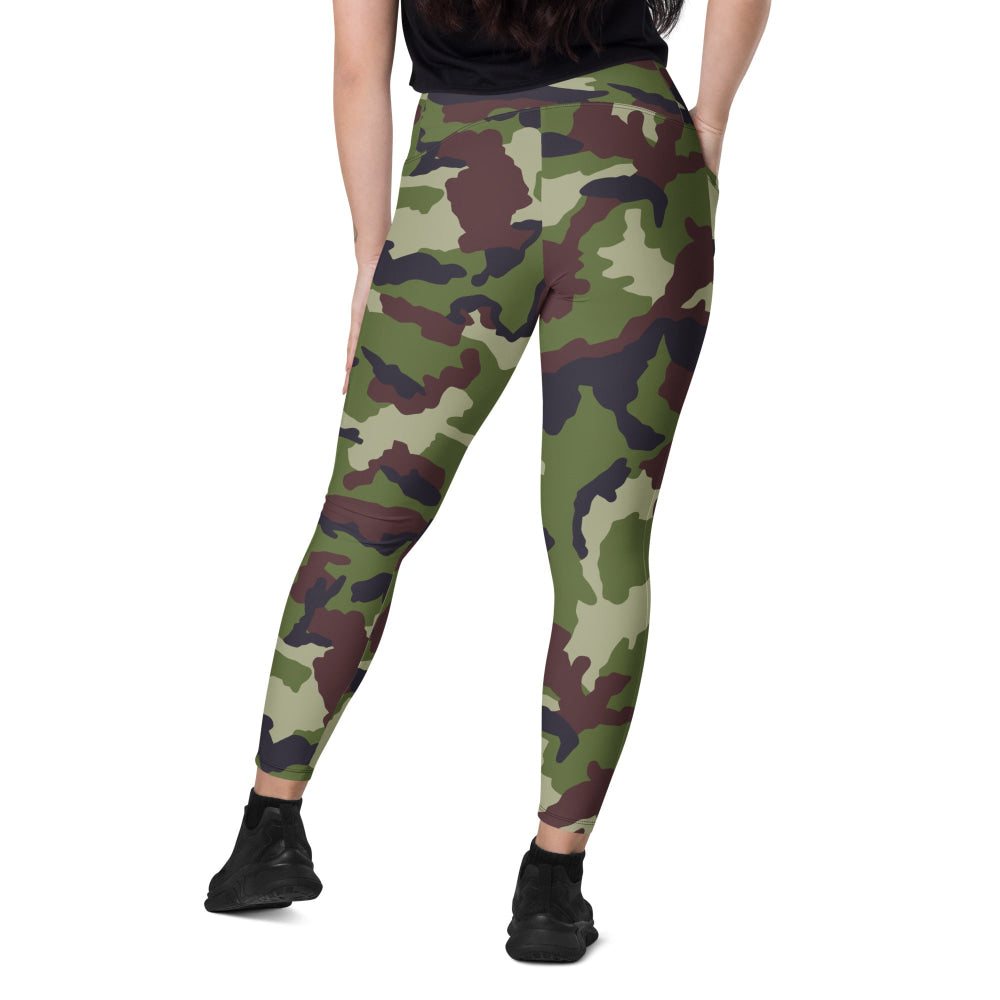 Irish DPM CAMO Leggings with pockets - Womens With Pockets