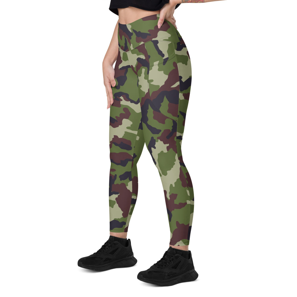 Irish DPM CAMO Leggings with pockets - Womens With Pockets