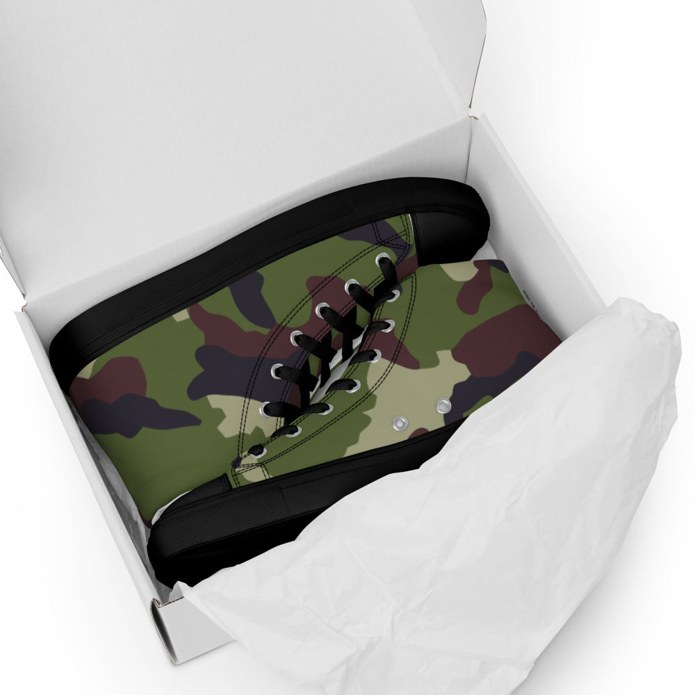 Irish DPM CAMO Men’s high top canvas shoes - Mens High Top Canvas Shoes