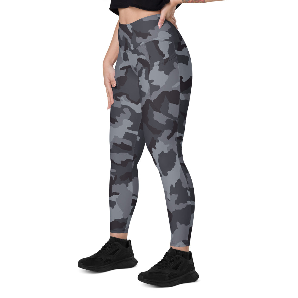 Irish DPM Naval Service CAMO Leggings with pockets - Womens With Pockets