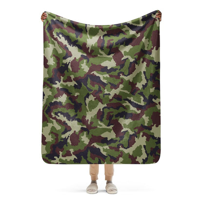 Irish DPM CAMO Sherpa blanket - 50″×60″