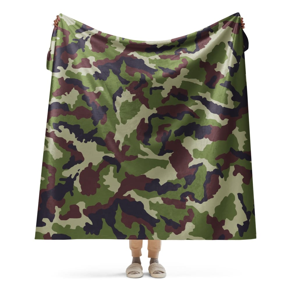 Irish DPM CAMO Sherpa blanket - 60″×80″