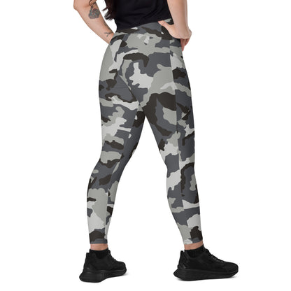 Irish DPM Urban CAMO Leggings with pockets - 2XS - Womens With Pockets