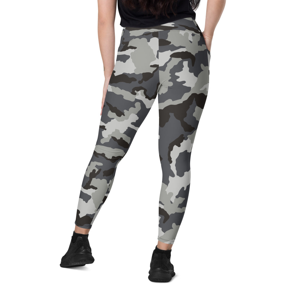 Irish DPM Urban CAMO Leggings with pockets - Womens With Pockets