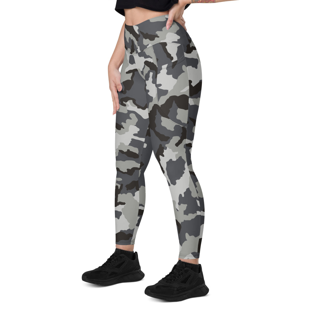 Irish DPM Urban CAMO Leggings with pockets - Womens With Pockets