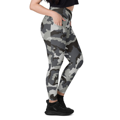 Irish DPM Urban CAMO Leggings with pockets - Womens With Pockets