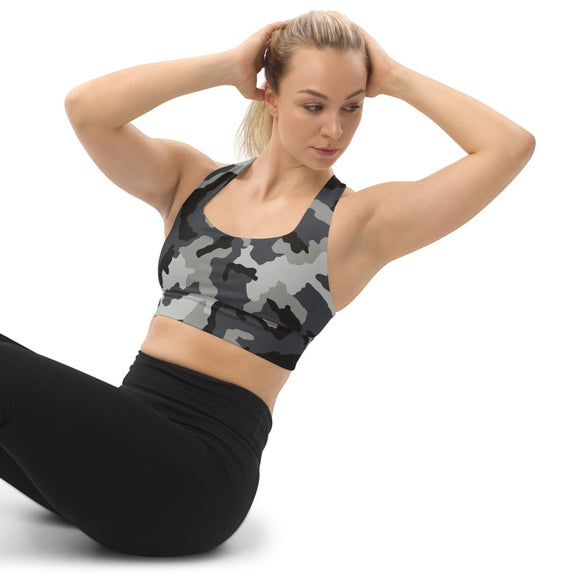 Irish DPM Urban CAMO Longline sports bra - Womens