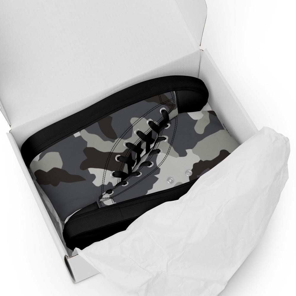 Irish DPM Urban CAMO Men’s high top canvas shoes - Mens High Top Canvas Shoes