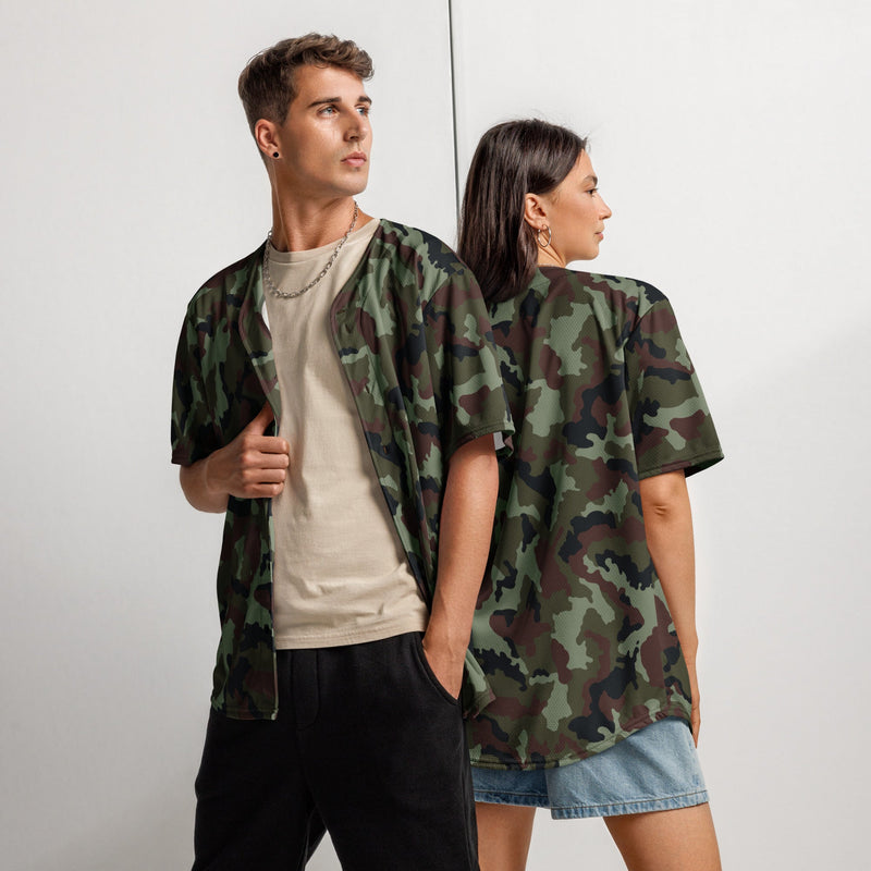 DPM Irish Woodland CAMO Unisex Baseball Jersey - 2XS