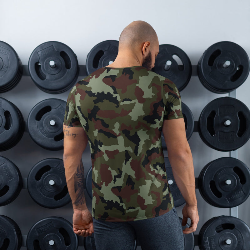 DPM Irish Woodland CAMO Mens Athletic T-Shirt - Shirt