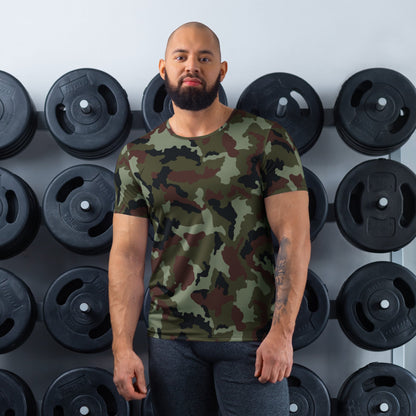 Irish DPM Woodland CAMO Mens athletic t-shirt - XS - Athletic T-Shirts