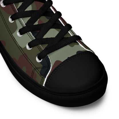 Irish DPM Woodland CAMO Mens high top canvas shoes - High Top Canvas Shoes