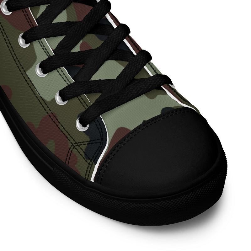 DPM Irish Woodland CAMO Mens High-Top Canvas Shoes