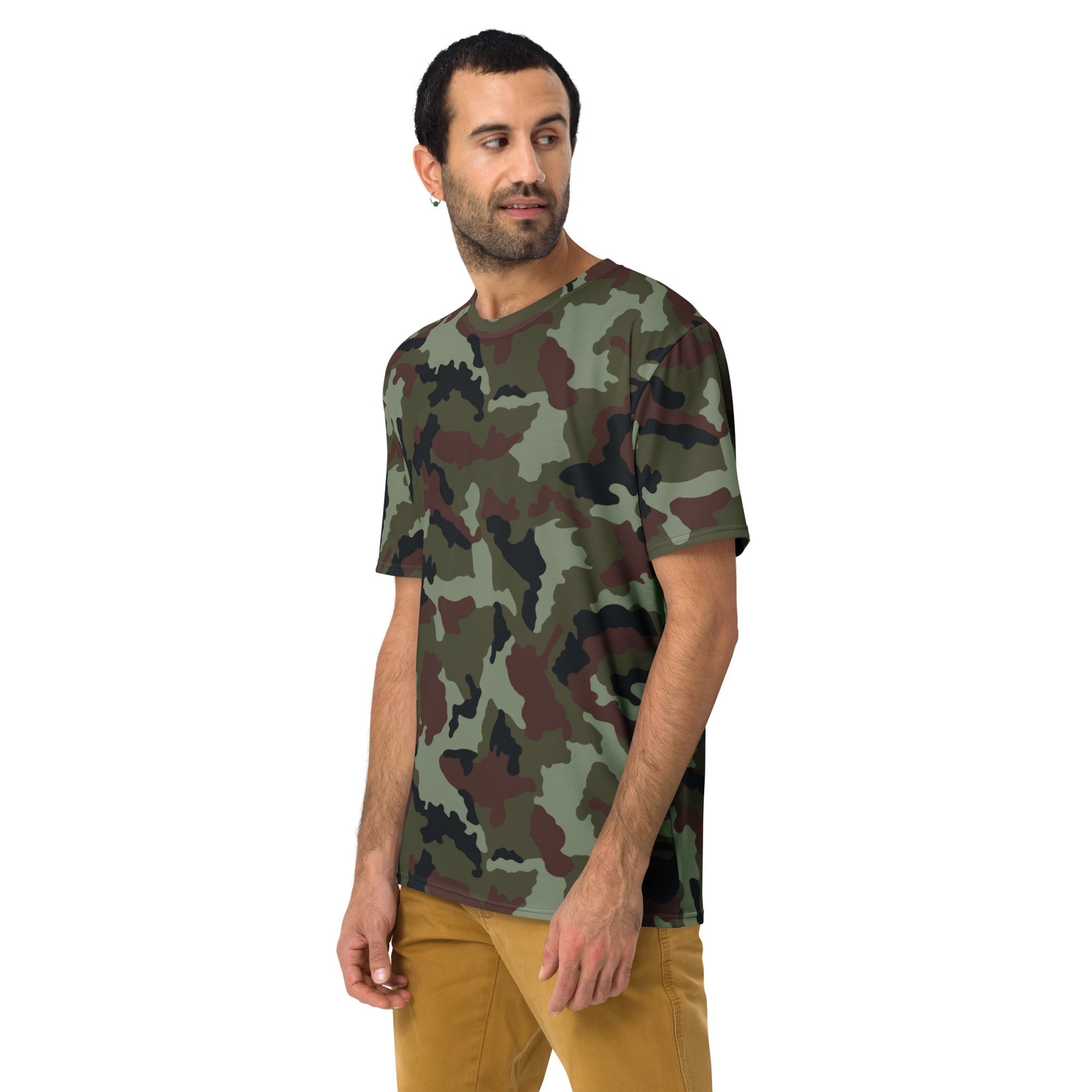 CAMO HQ - DPM Irish Woodland CAMO Mens T-Shirt - Worldwide Shipping