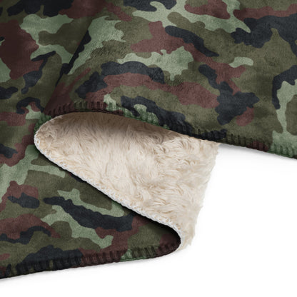 Irish DPM Woodland CAMO Sherpa blanket - Blanket