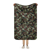 DPM Irish Woodland CAMO Sherpa Blanket - 37″×57″