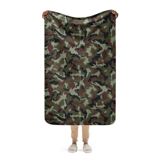 DPM Irish Woodland CAMO Sherpa Blanket - 37″×57″