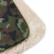 DPM Irish Woodland CAMO Sherpa Blanket