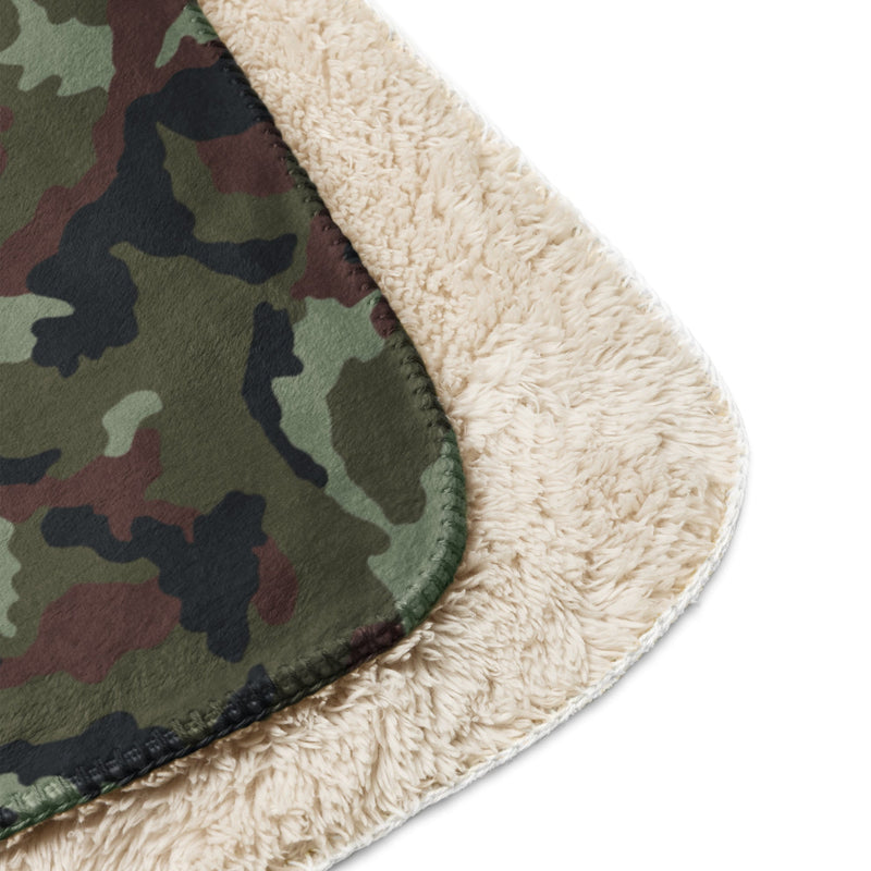 DPM Irish Woodland CAMO Sherpa Blanket