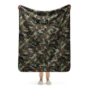 DPM Irish Woodland CAMO Sherpa Blanket - 50″×60″