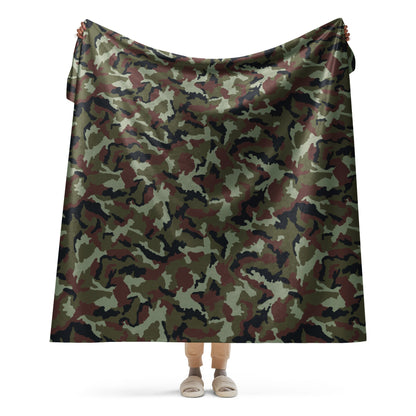 Irish DPM Woodland CAMO Sherpa blanket - 60″×80″ - Blanket