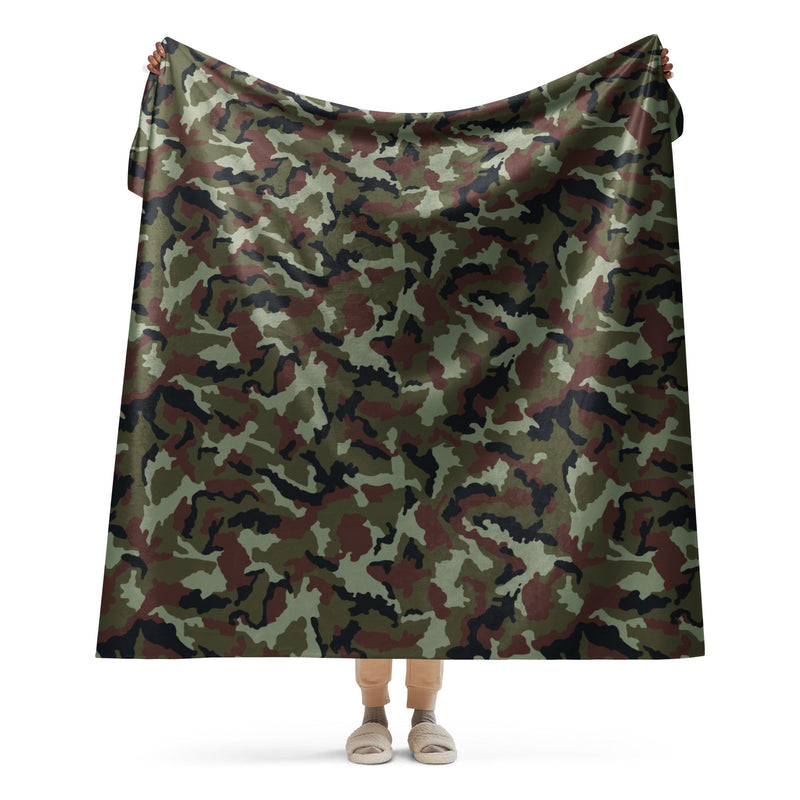 DPM Irish Woodland CAMO Sherpa Blanket - 60″×80″