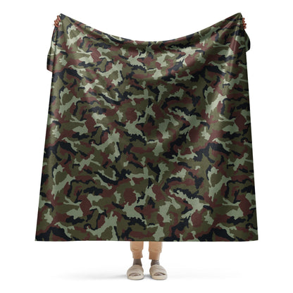 Irish DPM Woodland CAMO Sherpa blanket - 60″×80″ - Blankets