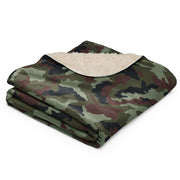 DPM Irish Woodland CAMO Sherpa Blanket