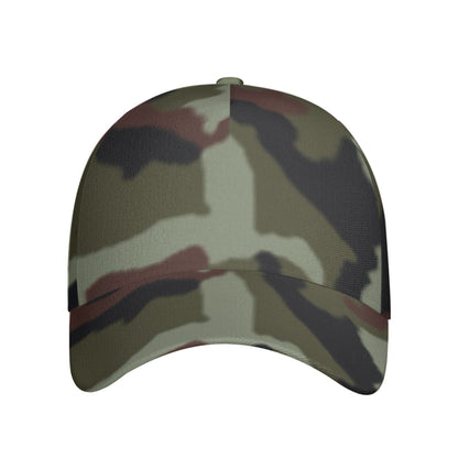 Irish DPM Woodland CAMO Snapback Ball Cap - U / White