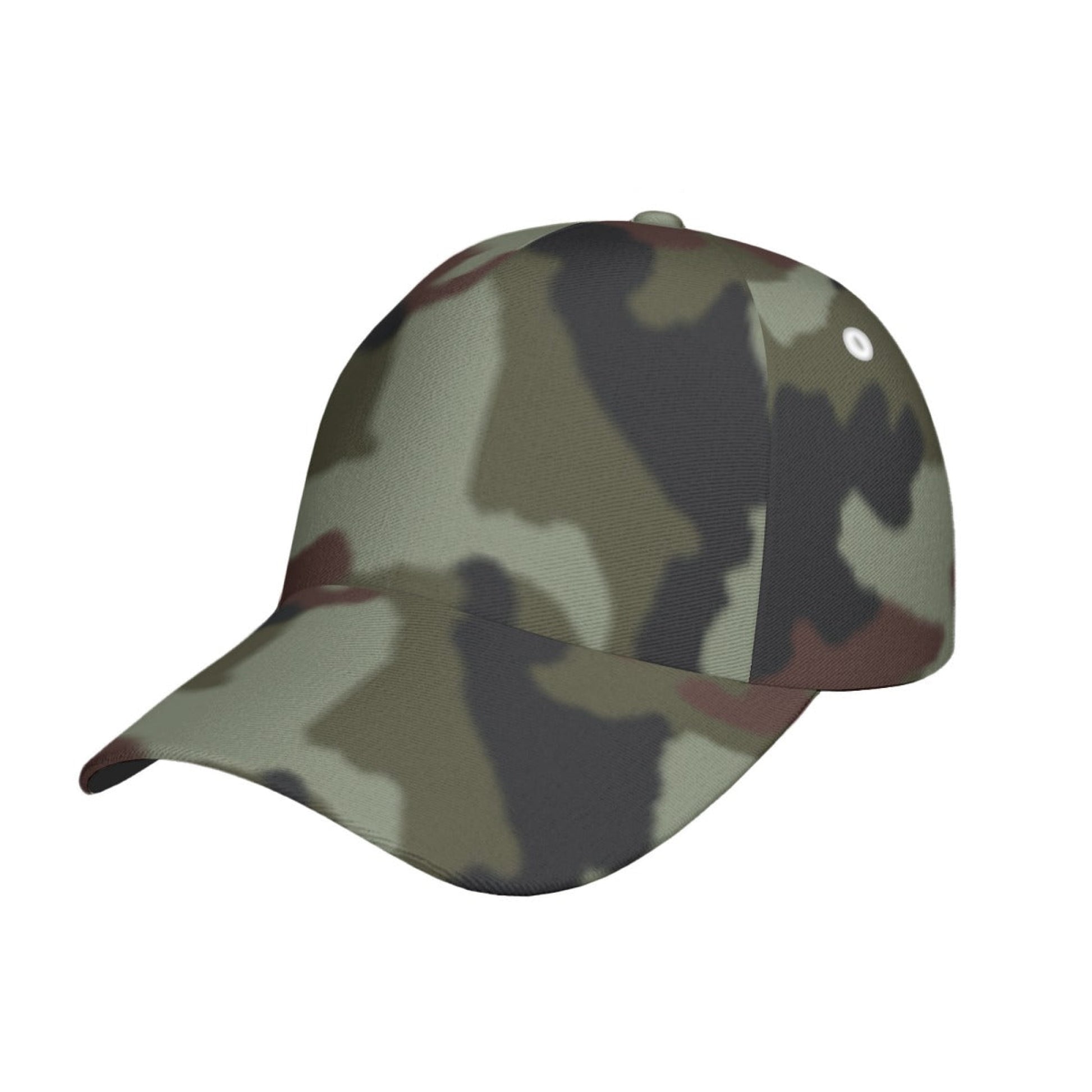 Irish DPM Woodland CAMO Snapback Ball Cap - U / White