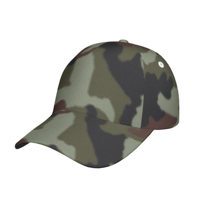 Irish DPM Woodland CAMO Snapback Ball Cap - U / White