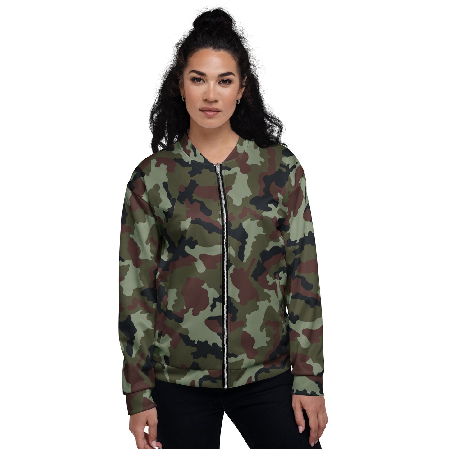 Irish DPM Woodland CAMO Unisex Bomber Jacket - Jackets