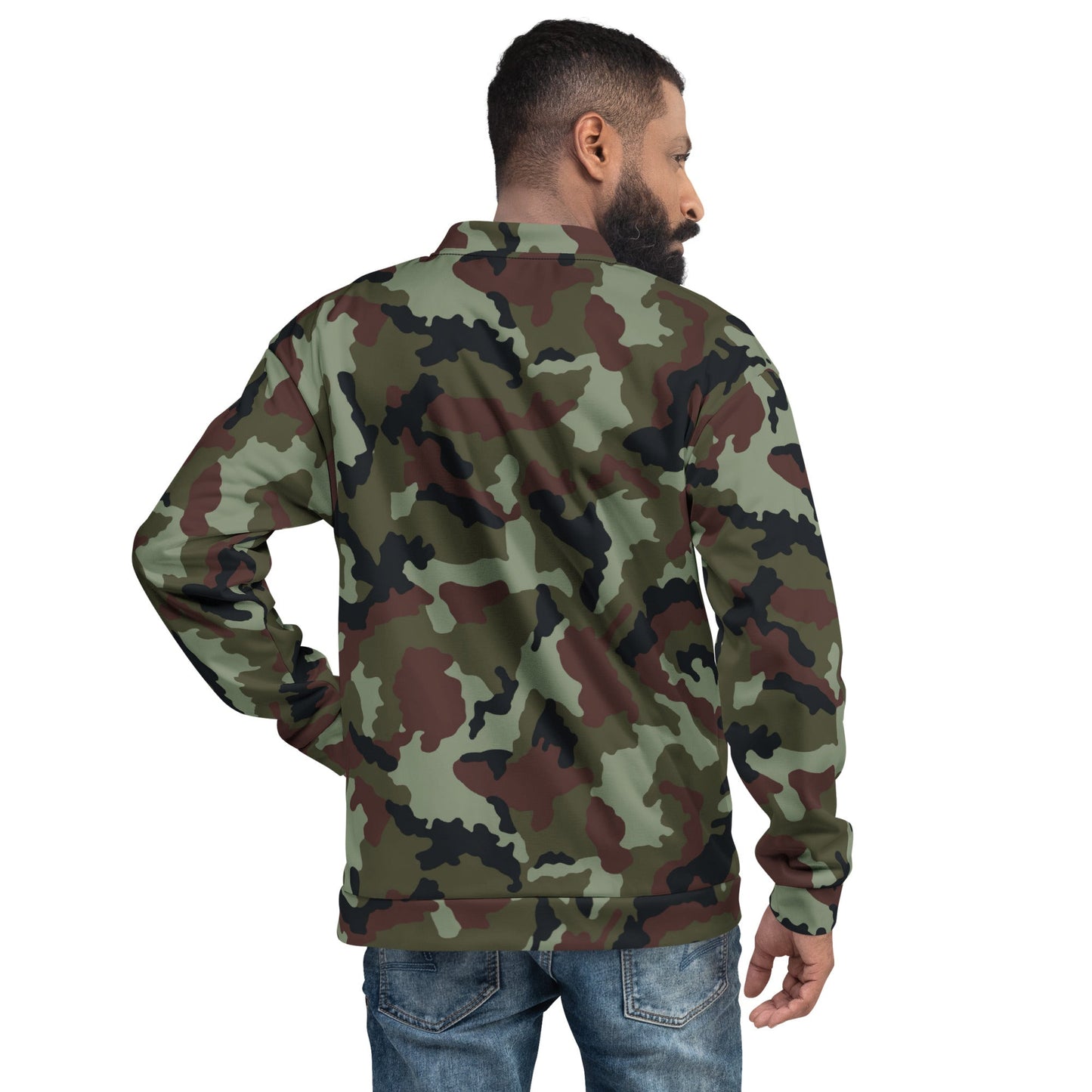 Irish DPM Woodland CAMO Unisex Bomber Jacket - Jackets