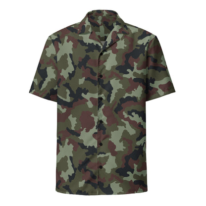 Irish DPM Woodland CAMO Unisex button shirt - Button Shirts