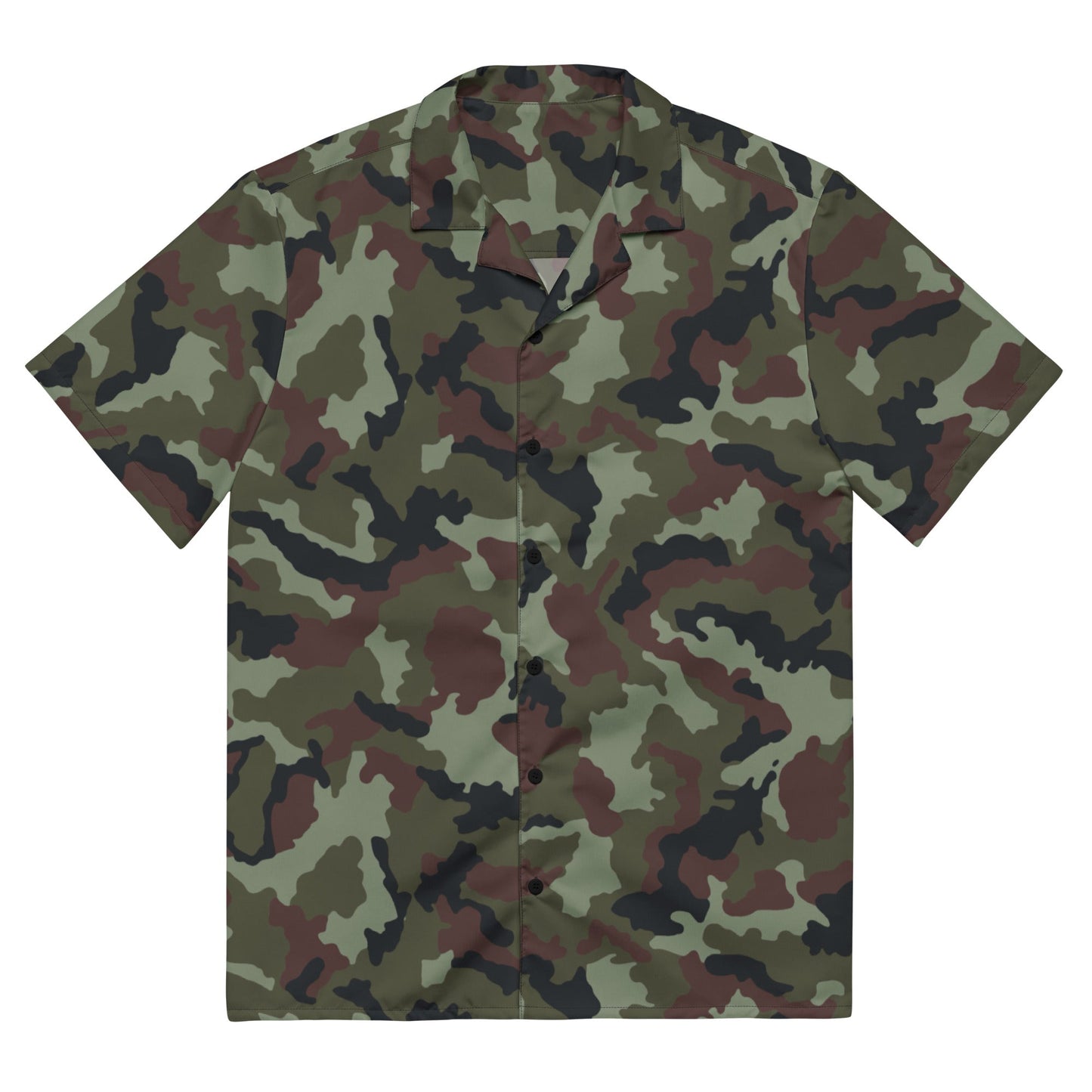Irish DPM Woodland CAMO Unisex button shirt - 2XS - Button Shirts