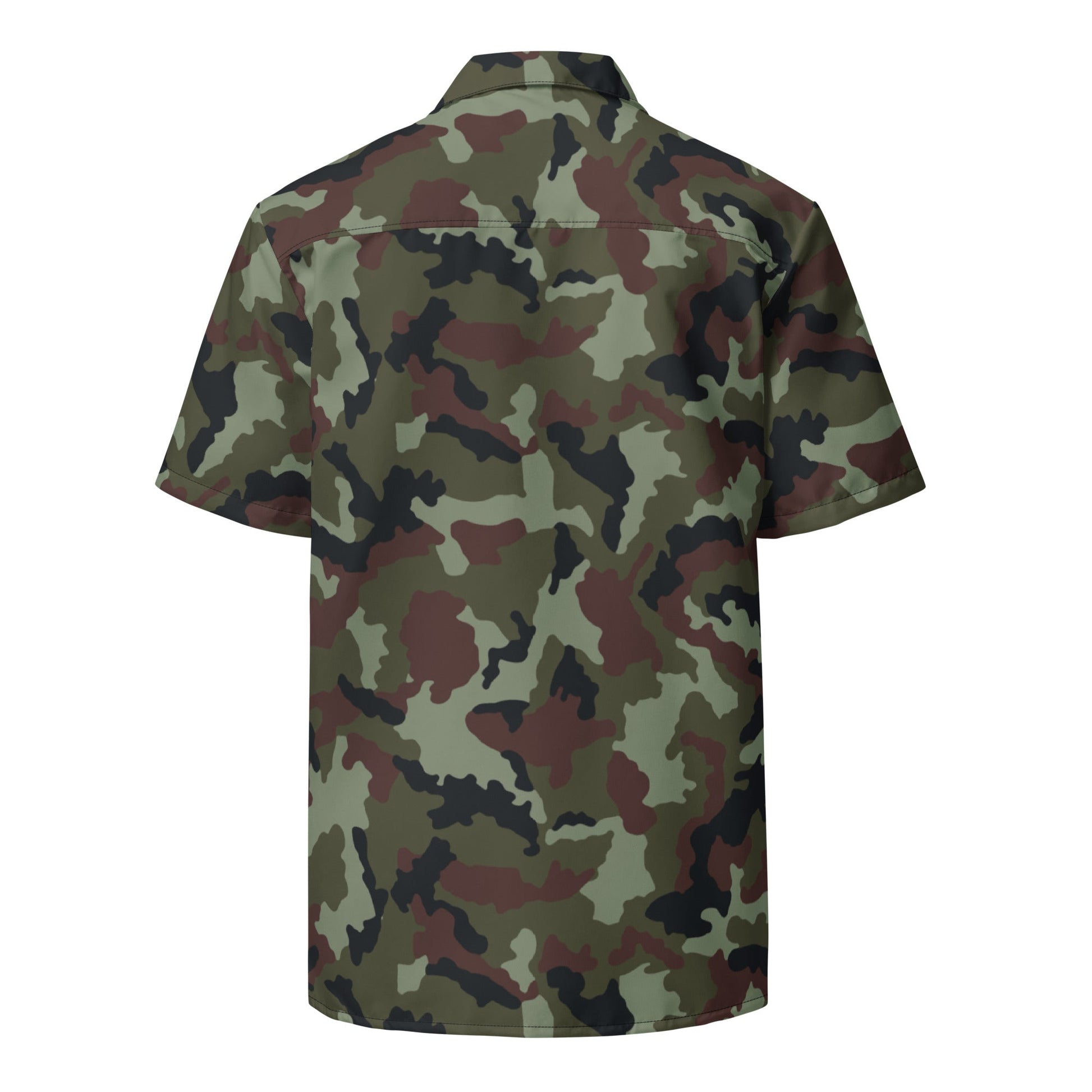 Irish DPM Woodland CAMO Unisex button shirt - Button Shirts