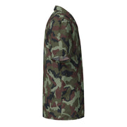 DPM Irish Woodland CAMO Unisex Short-Sleeve Button Shirt - Button-Up