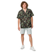 DPM Irish Woodland CAMO Unisex Short-Sleeve Button Shirt - Button-Up