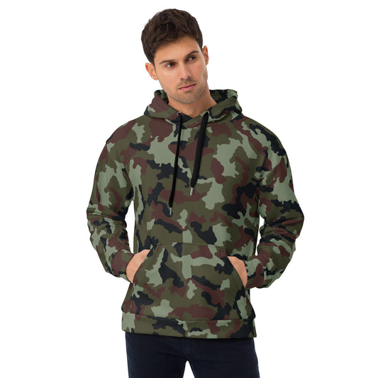 Irish DPM Woodland CAMO Unisex Hoodie - 2XS - Hoodies