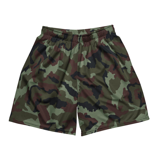 Irish DPM Woodland CAMO Unisex mesh shorts - 2XS - Mesh Shorts